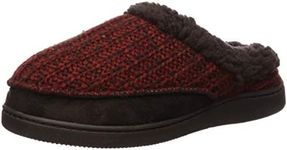 MUK LUKS Women's Aileen Clog Slippers, Rust, 9/10 UK