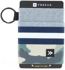 Slim Minimalist Elastic Wallet for Men & Women | Small Credit Card Holder for Front Pocket