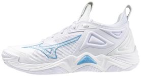 Mizuno Womens Wave Momentum 3 Women's Volleyball Shoe, Columbia, 9.5