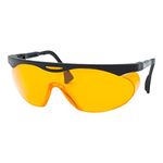 Uvex S1933X Skyper Safety Eyewear, Black Frame, SCT-Orange UV Extreme Anti-Fog Lens