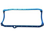 GSKMOTOR SBC Oil Pan Gasket Blue Steel Core Fits for 86 - Up Late Chevy 305 350 383 400 Engine