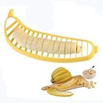 Banana Slicer-perfect for fruit salads Generic Handle Plastic Banana Fruit Slicer Cutter Chopper