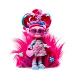 Mattel Trolls Band Together Fashion Doll & 10+ Accessories, Hairsational Reveals Queen Poppy with Transforming Hair Piece, HNF16