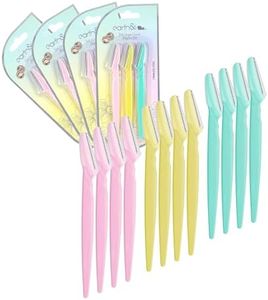 Earth & I - 12 Count - Micro Face Razors, Dermaplaning Skin Care and Eyebrow Grooming Facial Razor Tool for Men and Women, Micro Razor Tools for Health, Beauty, and Peronsal Care