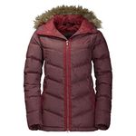 Jack Wolfskin 1202312 Women's Baffin Bay Jacket Coat, Dark Red, Medium