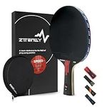 ZTTENLLY Ping Pong Paddle with Carb