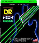 DR Strings NGB-40 Coated Nickel Bass Guitar Strings, Light