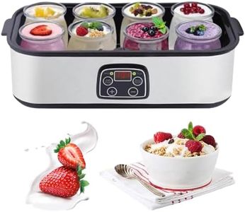 68-131°F 48 Working Hours Yogurt Makers, 1400ml Automatic Yogurt Maker Machine, Led Display Multi-Function Electric Yogurt Machine, Easy Cleaning Yoghurt Maker Gift for Men Women