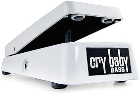 JIM DUNLOP 105Q Cry Baby Bass Wah Guitar Effects Pedal, White