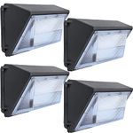 LEDMO 120W LED Wall Pack Light 15840LM 840W HPS/HID Equivalent 5000K LED Security Flood Commercial and Industrial Outdoor LED Wall Lights for Parking Lots|Warehouses|Factories|House (4 Pack)