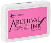 Ranger AIP-30614 Archival Inkpad, Magenta Hue