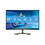 Philips Evnia 32M1C5200W - 32 Inch FHD Curved Gaming Monitor, 240Hz, 0.5ms, VA, Low Input Lag, Height Adjust, Smart Image (1920 x 1080, 300 cd/m², HDMI 2.0 / DisplayPort 1.4)