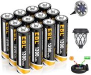EBL Solar AA Battery Rechargeable B