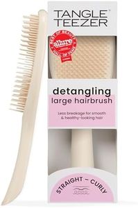 Tangle Teezer Large Ultimate Detangler Brush, Straight to Wavy, Vanilla