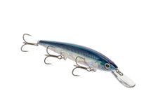 Strike King (HCKVDJ300DE-331) KVD Elite 300 Deep Jerkbait Fishing Lure, Weight Transfer System, 4 3/4-Inches, 1/2-Ounce, Dives to 11-Feet, Size 4 Mustad Triple Grip Treble Hooks, Pro Blue Flash