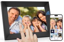 Frameo 8 inch WiFi Digital Photo Frame, 16GB Storage Touch Screen Smart Cloud Photo Frame, Easy Setup to Share Photos or Videos via Frameo APP, Auto-Rotate