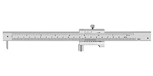 ZLKSKER 0-200mm (0-8 inch) Parallel Crossed Caliper with Carbide Needle, Stainless Steel Vernier Calipers, Marking Gauge