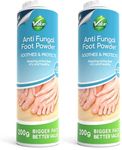 Value Health Anti Fungal Foot Powder - 200g - Soothes & Protects - New 2025 Bigger Pack Better Value (200g) (Pack of 2)