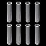 Emperoch 8 Pcs Acrylic Test Tubes, 12x2.2cm Clear Test Tubes, 20ml Plant Propagation Tube Flower Vase Test Tubes for DIY Plant Propagation Station Flower Holder Resin Crafts Home Office Desktop Decor