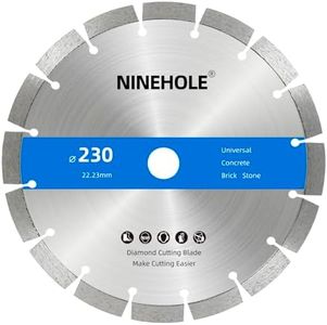 Diamond Cutting Disc 230 mm Cutting Disc for Concrete Granite Stone Brick Diamond Cutting Disc with High Cutting Performance