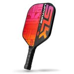 SLK Latitude 2.0 Pickleball Paddle | G4 Graphite Pickleball Paddle Face | Rev-Core+ Technology with SpinFlex Surface | Redesigned for Performance and Control | Orange