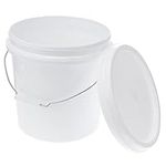 SEWOART Sealed Container Small Bucket with Lid Buckets with Lids White Buckets with Lids Water Bucket 5 Gallon Bucket with Lid Food Storage Container Food Grade Storage Buckets Food Bucket