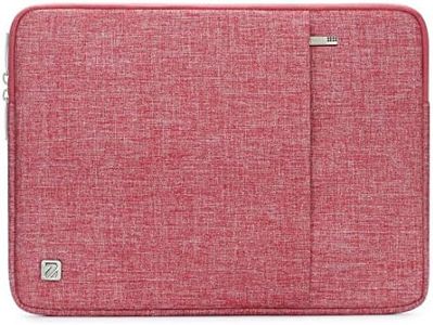 NIDOO 17 inch Laptop Sleeve Case Water-Resistant Protective Computer Cover Portable Bag for 17.3" Lenovo Legion Y730 / 17.3" Lenovo IdeaPad 320 321 300 330 / MSI GS73VR Stealth Pro/Acer/ASUS, Pink