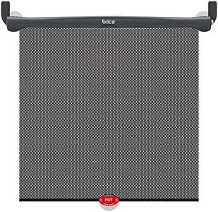 Munchkin Car Window Sun Shades, Provides Maximum UVA UVB Protection, Safe View Premium Mesh and Heat Alert System, Black