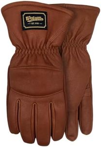 Watson Gloves Full-Grain Leather Winter Lined Ranch Gloves - Crazy Horse Heritage, Water Resistant, Comfortable, Warm Lining