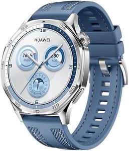 HUAWEI Watch GT 5 46mm Smartwatch, Sharp-Edged Design, All-New Running and Cycling Sports, Health Tracking, up to 14 Days Battery Life, Compatible with iOS and Android, Blue