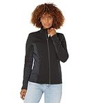 Spyder Womens Encore Full Zip Sweater, Black Black, X-Small