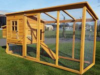 COCOON 8FT CHICKEN COOP HEN HOUSE POULTRY NEW WITH ROOF TO BE FULLY OPENED - 8FT MODEL (NO SHIPPING TO NORTHERN IRELAND, ISLANDS, SCOTTISH HIGHLANDS)