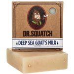 Deep Sea Goat's Milk Soap – Goat Milk and Oatmeal Soap Bar for Dry Skin and Eczema – Exfoliating and Moisturizing with Organic Oils by Dr. Squatch