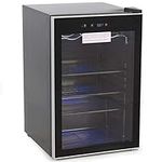 ROYAL SOVEREIGN RMF-BC-128SS Beverage and Wine Cooler, Black, 4.5 Cubic Feet