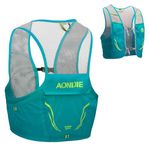 Azarxis Hydration Backpack Pack 2.5L 5L Trail Marathoner Running Race Vest for Women & Men (Light Blue, M / L (35.43-40.16 inch))