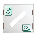 Bankers Box Corrugated Cardboard Trash and Recycling Container lids, Paper Recycling Icon, 10 Each (7320301)