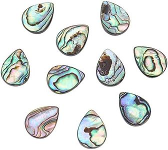 Pandahall 10 PCS en forme de goutte Coquille d'ormeau Perles de coquillage paua pour boucle d'oreille bracelet collier Fabrication de bijoux colorées