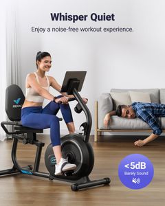 MERACH Recumbent Exercise Bike S08 – Indoor Stationary Fitness Bike