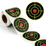AIEX 200pcs Shooting Targets Stickers, 3 Inch Self Adhesive Splatter Targets Shooting Targets for The Range, Paper Targets for Shooting Range, Round Reactive Targets for Shooting