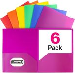 Dunwell Plastic 2-Pocket Folders (6