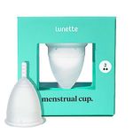 Lunette Reusable Menstrual Cup - Clear - model 2 For Normal Or Heavy Flow - (En Version)