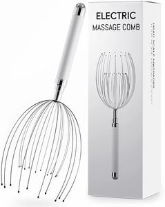 Winyoung Head Massager Scalp, Electric Scalp Massager with 20 Metal Fingers – Head Scratcher & Hair Massage Tool, Waterproof Head Massage for Stress Relief, Stocking Stuffers Gift for Women & Men
