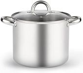 Cook N Home 8 Quart Stainless Steel Stockpot with Lid