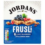 Jordans Frusli Cereal Bars, Blueberry, 6 x 30g