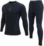 Pioneer Camp Thermal Underwear for Men Long Johns Quick Drying Top and Bottom Set Warm Base Layer Mens Cold Weather Skiing