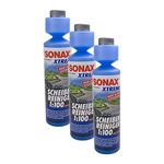 SONAX 02711410 Xtreme windscreen cleaner, 1:100 NanoPro concentrate, 250 ml, pack of 3
