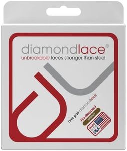 Diamondlace 45 Inch Unbreakable Heavy Duty Hiking Work Boot and Shoe Replacement Laces (1 Pair) Brown