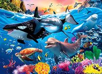 Puzzles for Kids Ages 4-8 Year Old - Underwater World,100 Piece Jigsaw Puzzle for Toddler Children Learning Educational Puzzles Toys for Boys and Girls