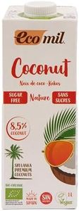 ECOMIL Boisson coco nature sans sucres et sans gluten 1L Bio -