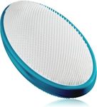 WIZKER Ingrown Hair Brush - 2-in-1 Exfoliating Brush for Razor Bumps, Sensitive Skin - Soft and Firm Bristles, Face Body Scrubber, Waterproof, Mold Resistant - Deep Blue